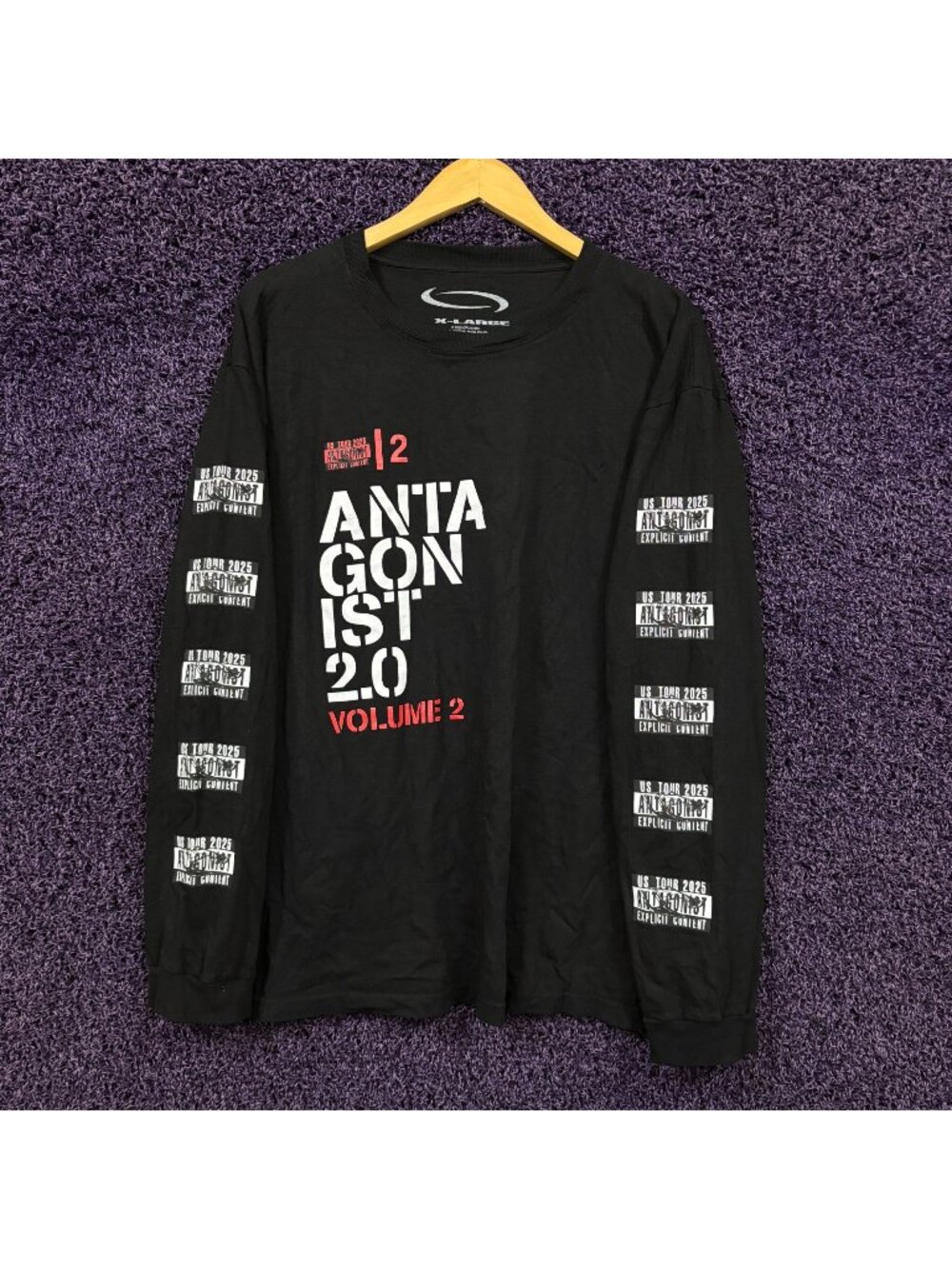 Playboi Carti Antagonist Vol 2.0 LS Shirt Size Extra Large